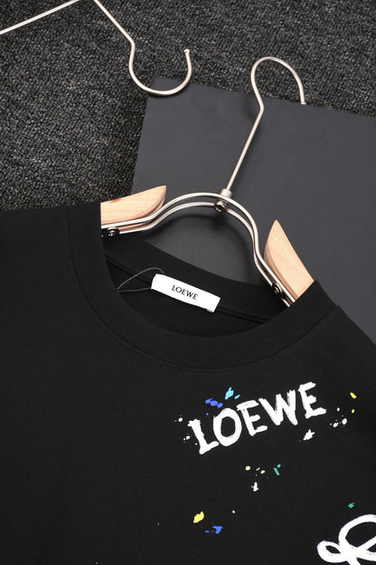 Hand-Drawn Letter Graphic T-Shirt