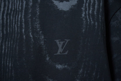 Ripple Texture Puff Print T-Shirt