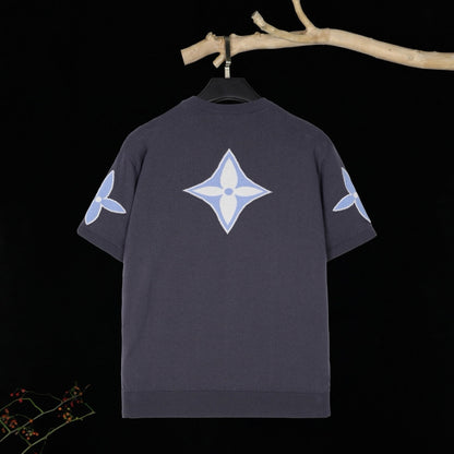 Jacquard Knit T Shirt
