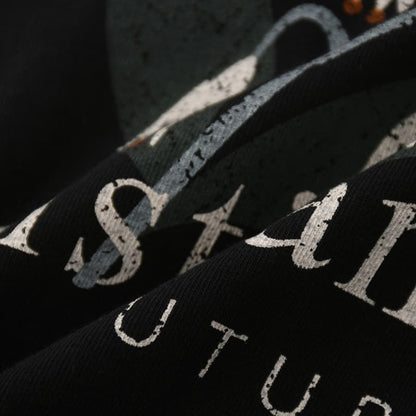 Washed Distressed Graphic T-shirt
