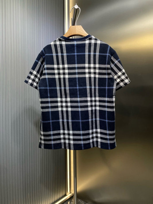 Retro Knit Check T-Shirt