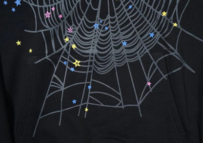 Classic Web Black & Pink Hoodie
