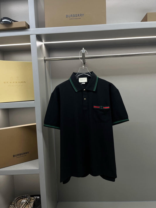 New Embroidered Pocket Polo Shirt