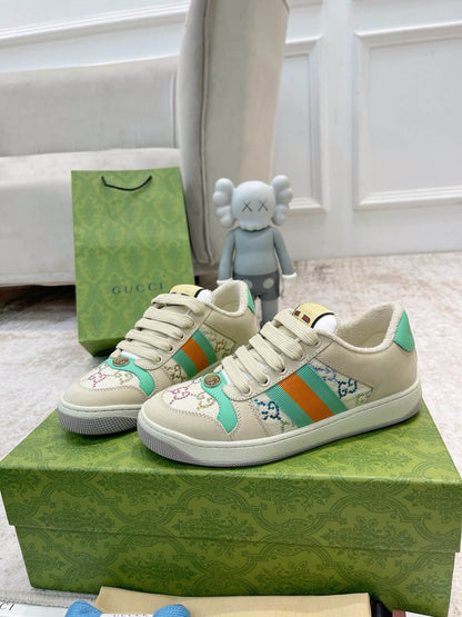 Double-G with Orange Stripes Sneakers