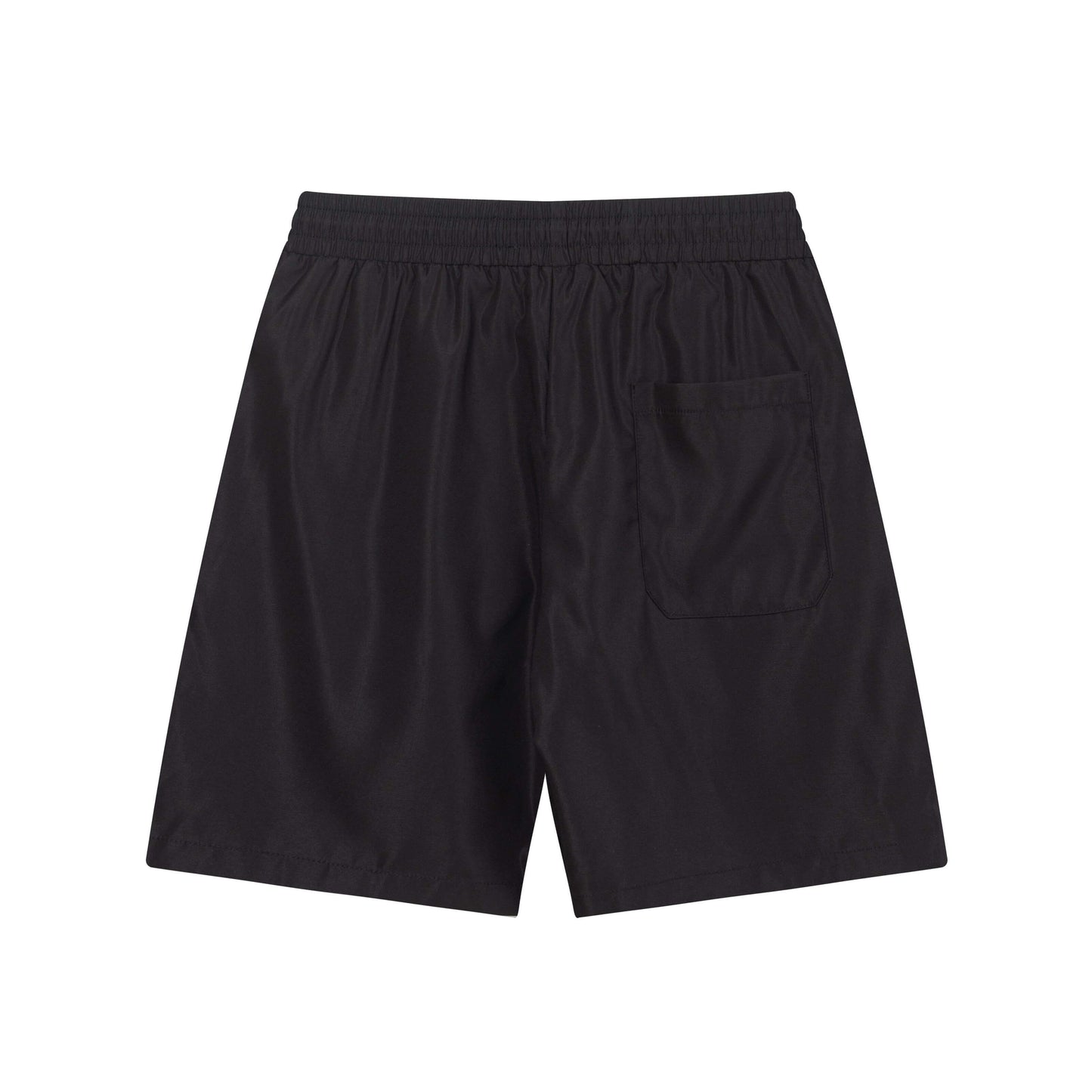 Pink Letter Embroidered Beach Shorts