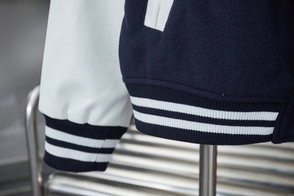 Nautical Wool Baseball Jacket