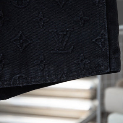 2025 Heavy-Duty Denim Cargo Shorts