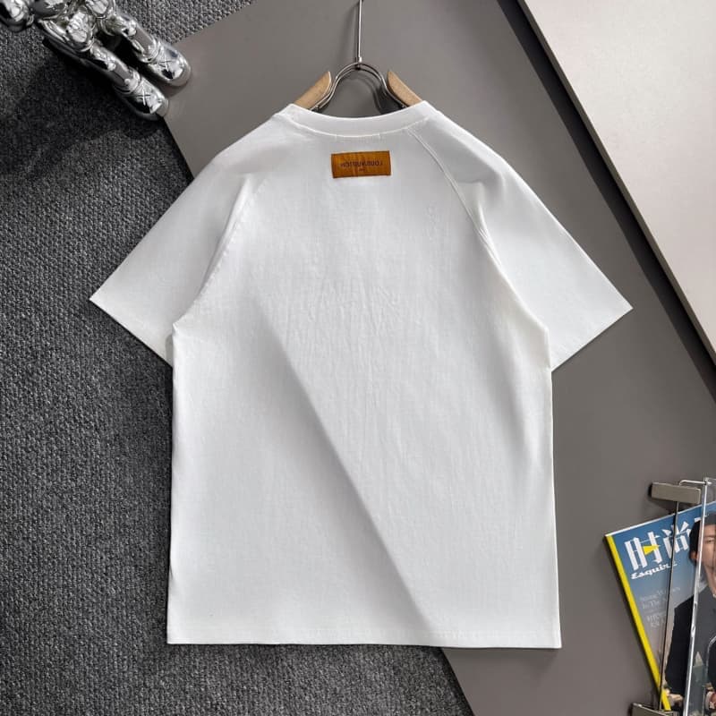 2025 New Round Neck Embroidery T-shirt