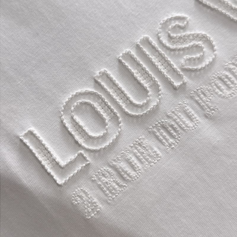 2025 New Round Neck Embroidery T-shirt