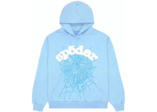 Classic Web Sky Blue Hoodie