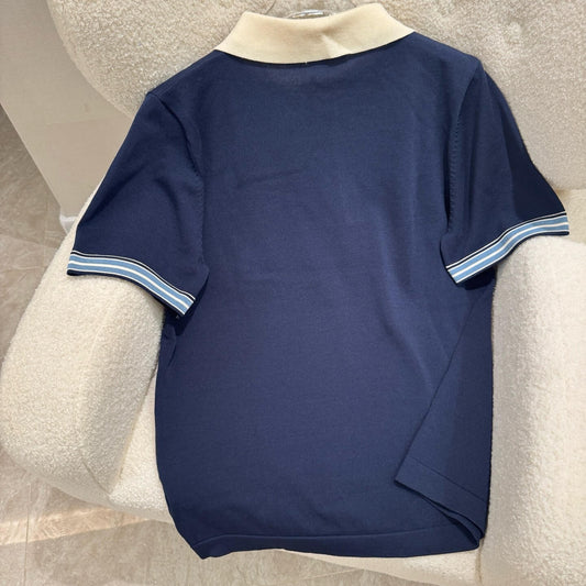 Lily Embroidery Knit T-shirt