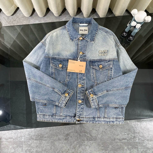 Oversized Acid Washed Denim Jacket