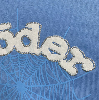 Classic Web Sky Blue Hoodie