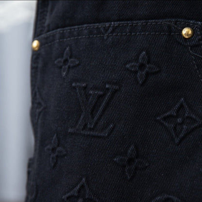 2025 Heavy-Duty Denim Cargo Shorts