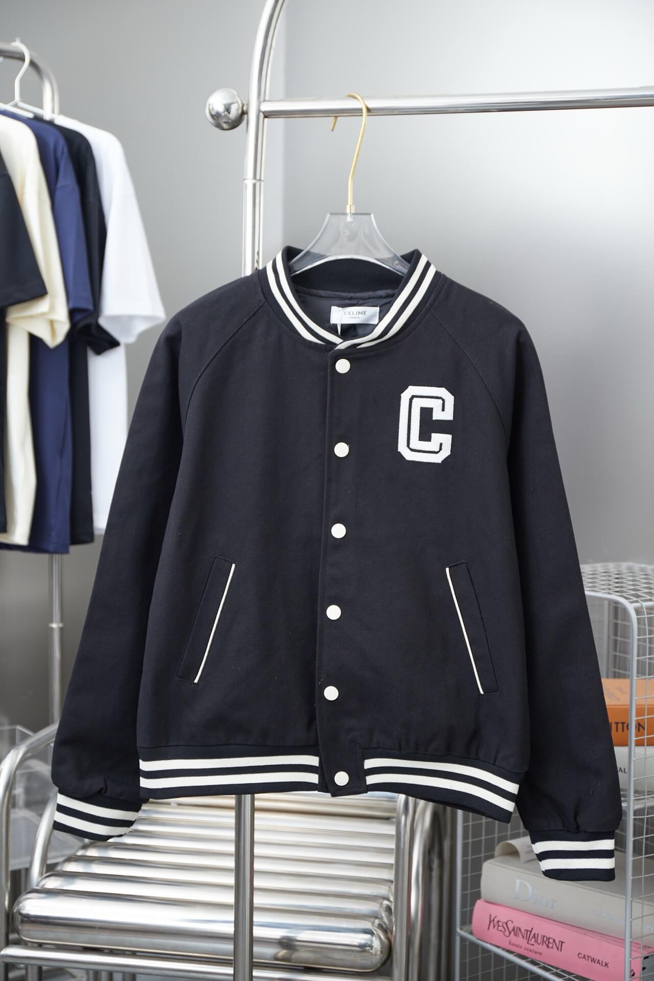 Chest “C” Letter Embroidered Jacket