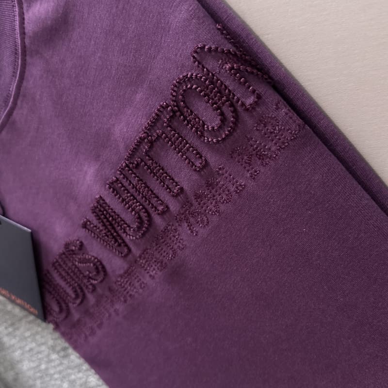 2025 New Round Neck Embroidery T-shirt