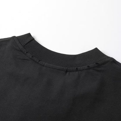 Appliqué Distressed Vintage T-Shirt