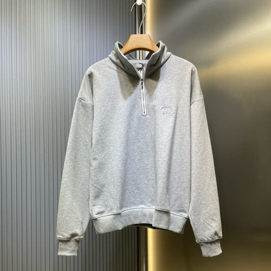 Classic Minimalist Half-Zip Sweatshirt & Pants Set
