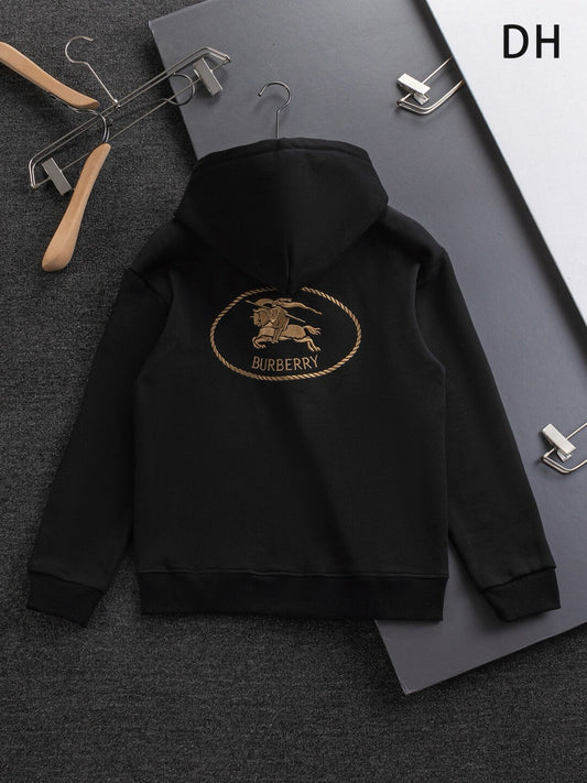 Chest War Horse Embroidery Hoodie
