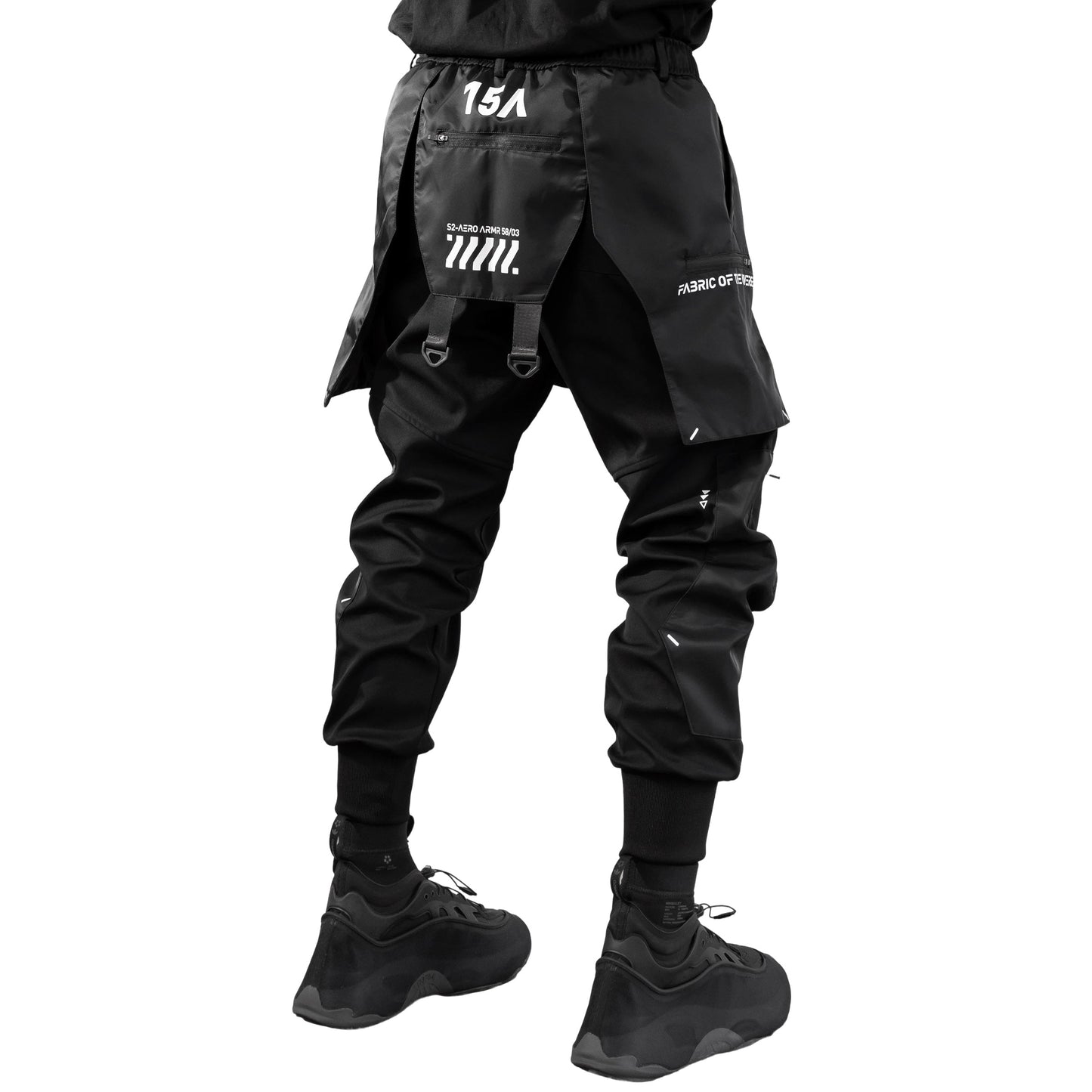 CG-Type 15A Black Cargo Pants