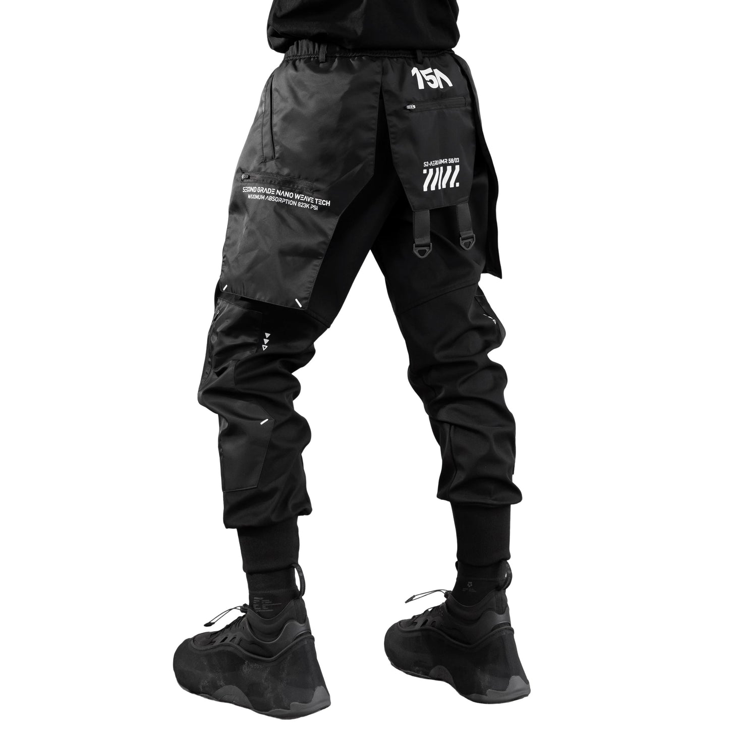 CG-Type 15A Black Cargo Pants
