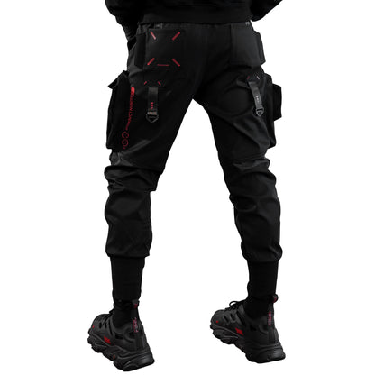 CG-Type 19S Black Red Cargo Pants