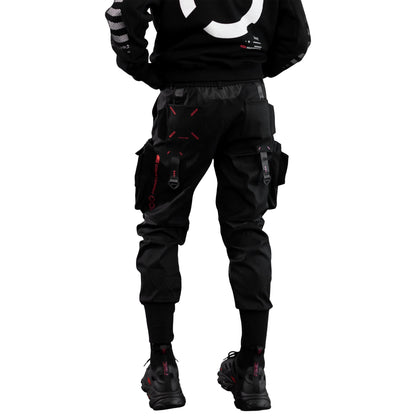 CG-Type 19S Black Red Cargo Pants