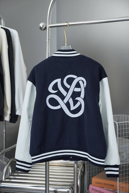 Nautical Wool Baseball Jacket