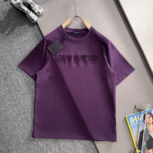 2025 New Round Neck Embroidery T-shirt