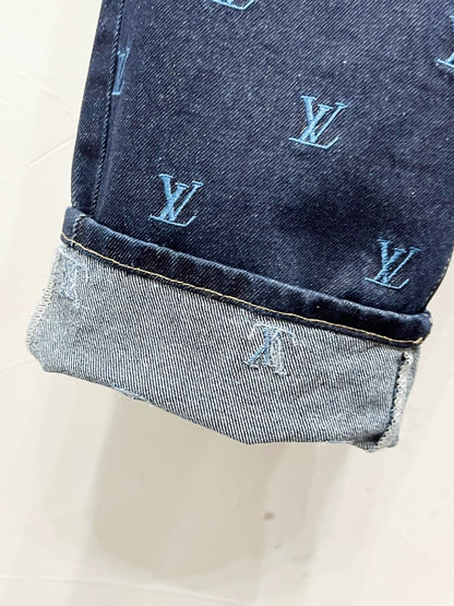 Embroidered Blue Jean Jacket