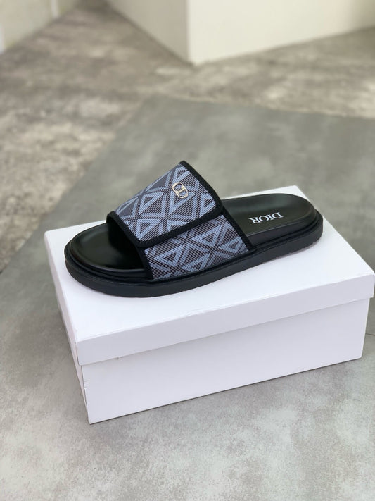 Metal Letter Slippers