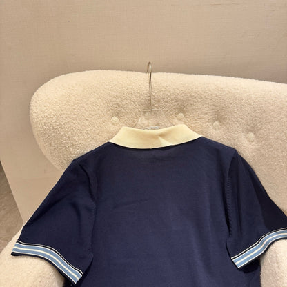 Lily Embroidery Knit T-shirt