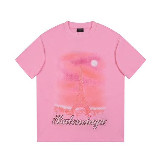 Night Tower Tie-Dye T-shirt