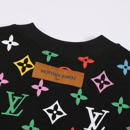 All-over Tricolor Print T-shirt