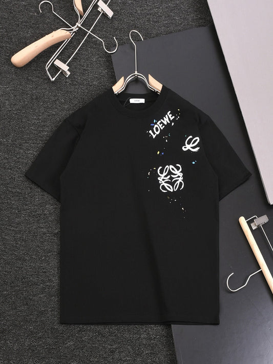 Hand-Drawn Letter Graphic T-Shirt
