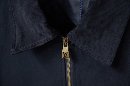 Pocket Cutout Embroidered Canvas Jacket