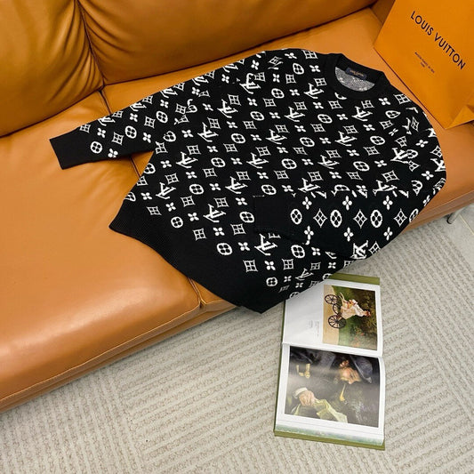 New All-Over Print Sweater