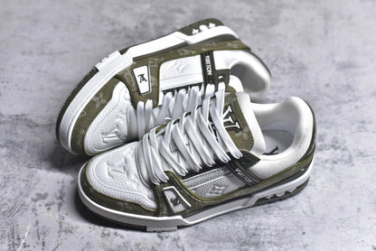 Brown Genuine Leather Sneakers