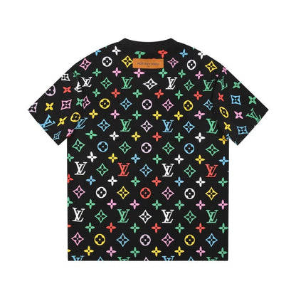 All-over Tricolor Print T-shirt