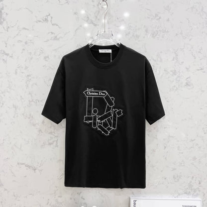 2025 New Embroidered Patch T-shirt