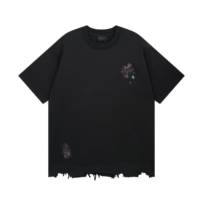 Distressed Vintage-Style T-Shirt