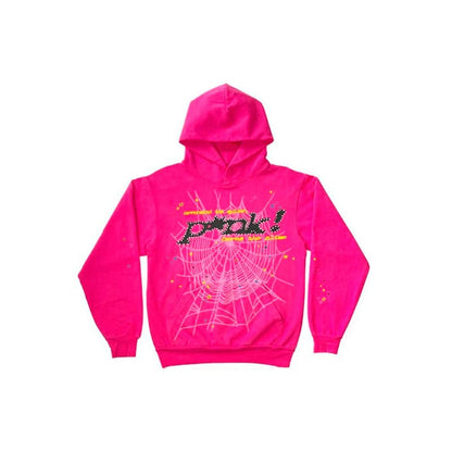 Classic Web Black & Pink Hoodie