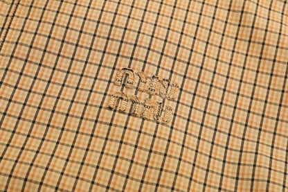 New Brown Plaid Jacket