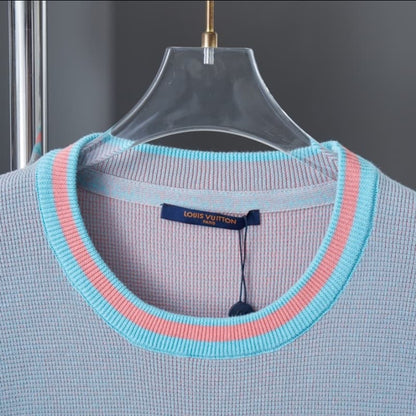 2025 New Dolphin Jacquard Knit T-shirt