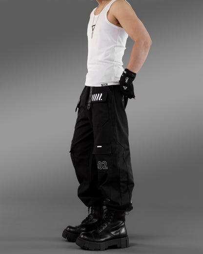 BLG-Type 02 Black Ripstop Cargo Pants