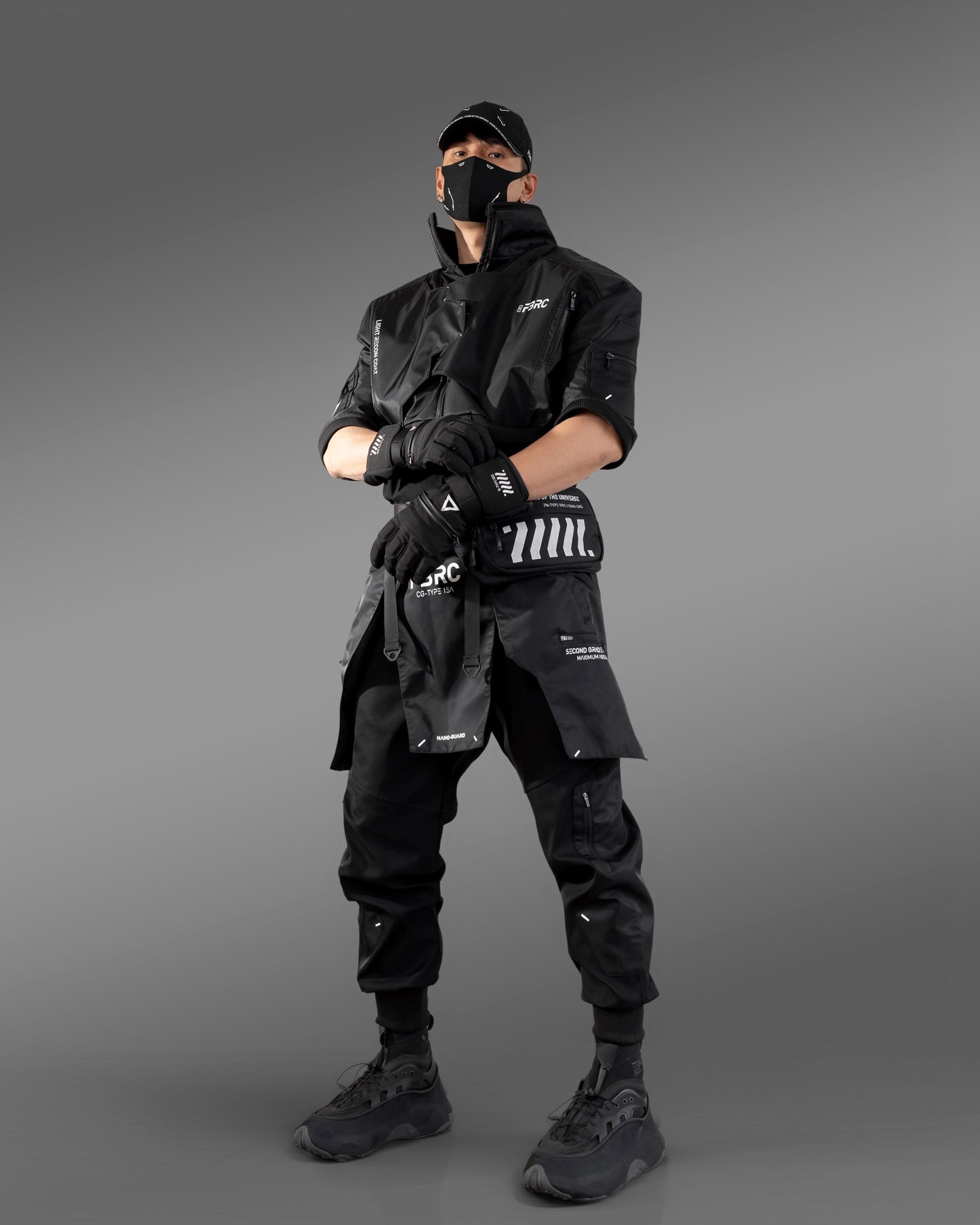 CG-Type 15A Black Cargo Pants