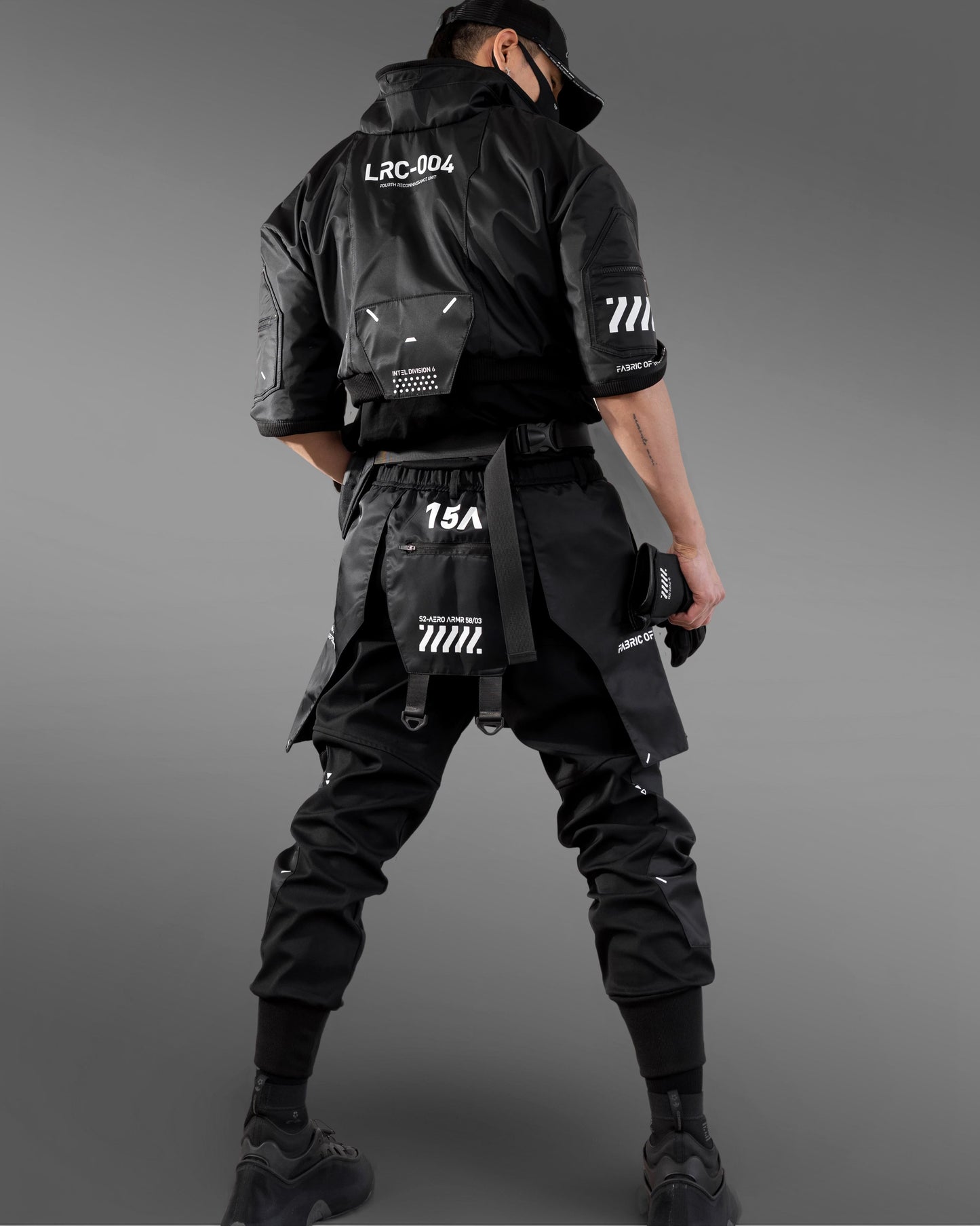 CG-Type 15A Black Cargo Pants