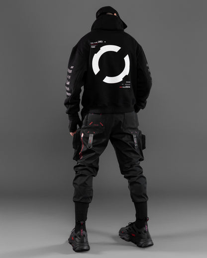 CG-Type 19S Black Red Cargo Pants