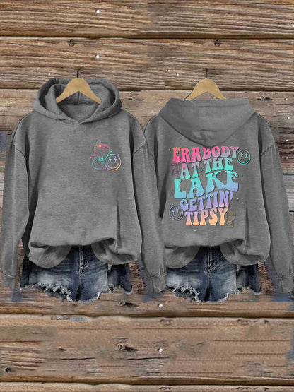 Errbody At The Lake Gettin Tipsy Hoodie