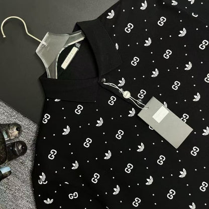 All-Over Pattern Polo shirt